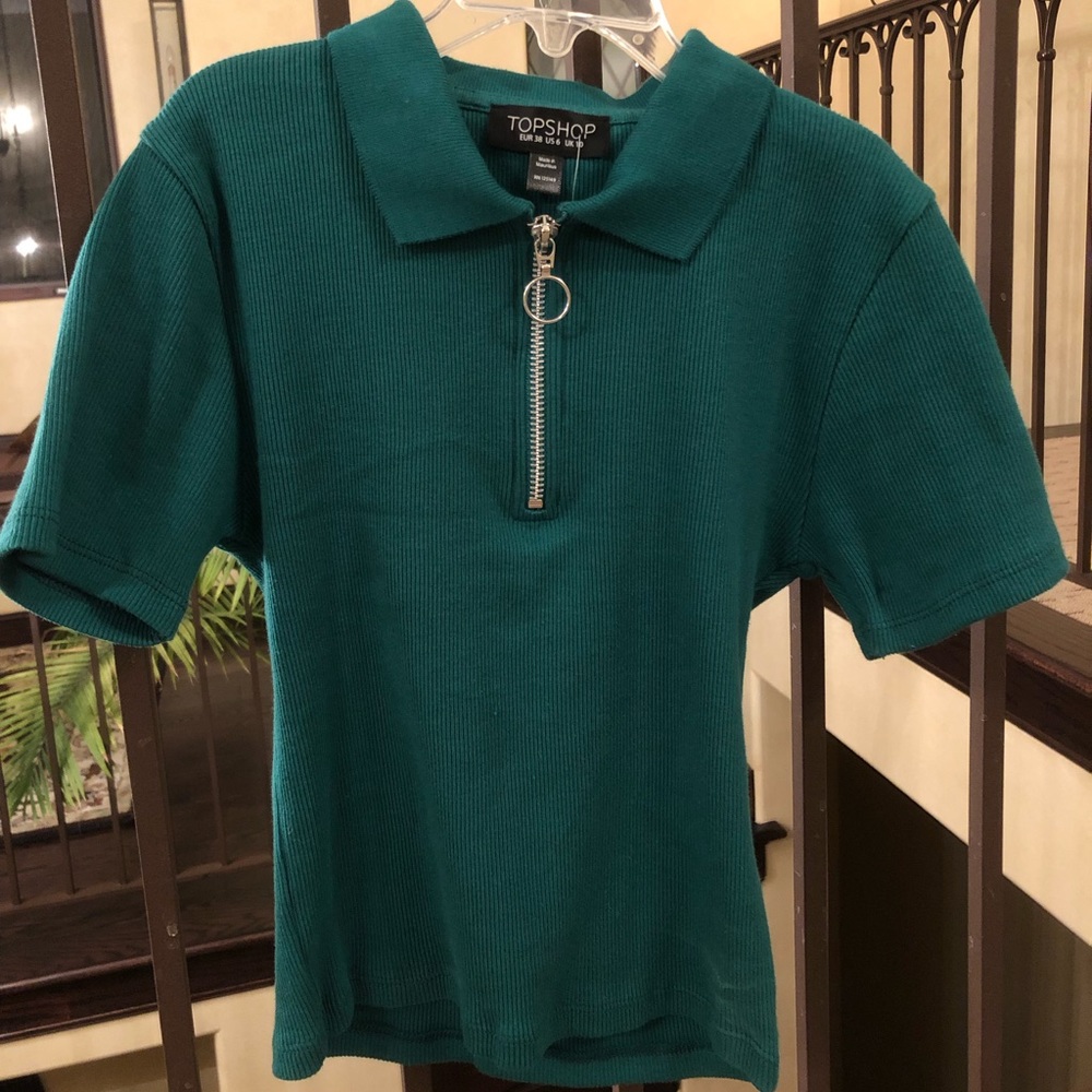 Topshop Zip Shirt